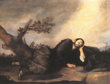 Jacobs Dream Ténébrisme Jusepe de Ribera Peinture à l'huile